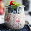 Chia Seed Pudding (Nutty, Blueberries, Cocoa) 